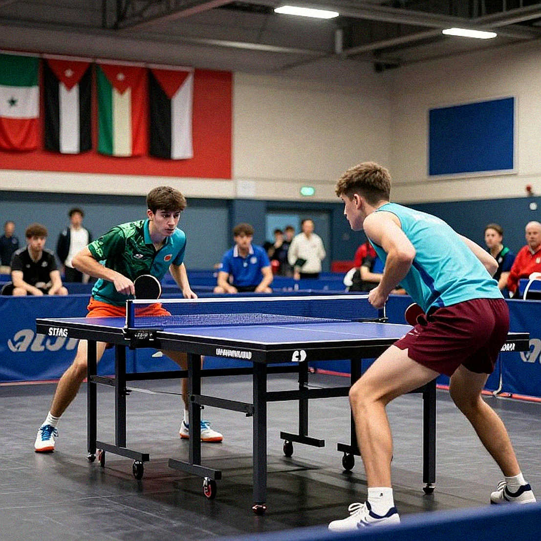 Bóng bàn Isle of Wight: 16 tay vợt U16, bốn hạng đấu mùa đông và tám suất dự Island Games
